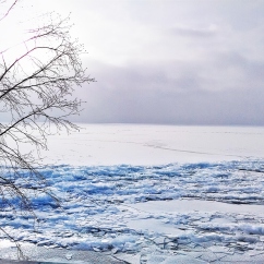 Lake Superior frozen